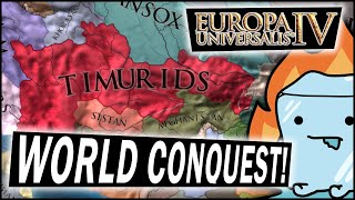 Complete EU4 World Conquest Guide  Timurid Mughals Opening Moves [upl. by Aicaca]