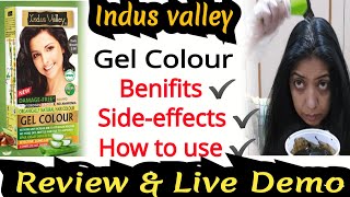 Indus Valley Gel Colour  Review nishaAhujaThereviewgirl [upl. by Akoyin]