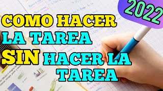 COMO HACER LA TAREA SIN HACER LA TAREA  TUTORIAL DEFINITIVO ✅ [upl. by Araldo803]