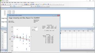 Bias and Linearity Minitab [upl. by Bathsheb296]