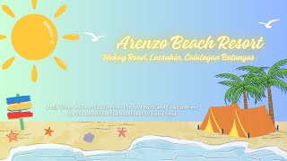 ARENZO BEACH RESORT  CALATAGAN BATANGAS [upl. by Tyrone]