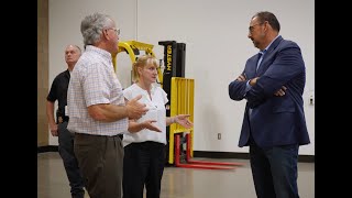 Arizona Secretary of State Adrian Fontes Tours new Pinal VOTES Building [upl. by Howenstein]