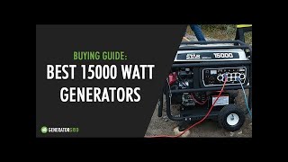 8 Best 15000 Watt Generators [upl. by Llehsim479]