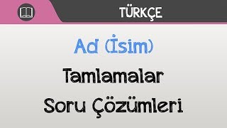 Ad İsim  Ad Tamlamaları Soru Çözümleri [upl. by Annaoi]