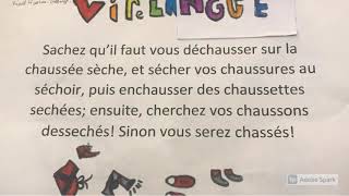 Les virelangues inventes par les CM2 B [upl. by Cerys]