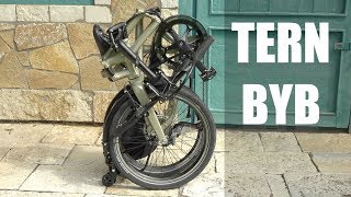 Tern BYB bring your bike  Faltrad mit neuem Faltsystem [upl. by Hesler]