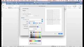 How to add a watermark in Microsoft Word for Mac [upl. by Rees]