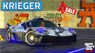 Benefactor Krieger Best Customization  Review  Aggressive Racing Build  GTA 5 Online [upl. by Starlene449]