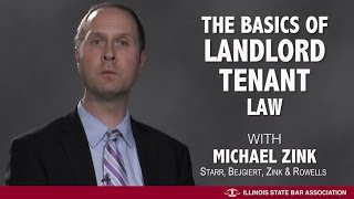 The Basics on Landlord Tenant Law [upl. by Dor]