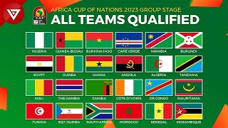 🔴 All Teams Qualfied CAF Africa Cup of Nations 2023 in Cote dIvoire [upl. by Nahgeam]