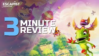 Yooka Laylee and the Impossible Lair review  The best 25D platformer in years [upl. by Cirdes]