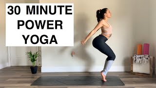 POWER Vinyasa Yoga For Upper Body Strength  30 Minute Yoga Class [upl. by Nive]