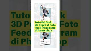 Tutorial photoshop  Bikin 3D Pop Out Gambar untuk Feed Instagram photoshoptutorial tricks [upl. by Yelsnik791]