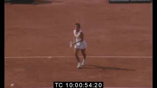 Evonne Goolagong vs Chris Evert June 10 1973 [upl. by Light]