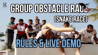 Group Obstacle Race GOR Snake Race Rules amp Live Demo by Brig Amardeep Singh  GTO Tasks [upl. by Merari]