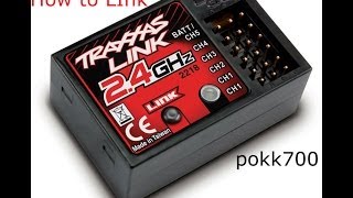 How to link Traxxas 24 ghz receiver to controller [upl. by Zetnom933]