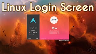 Make Linux Login Look Better than Windows  LightDM Config [upl. by Johann]