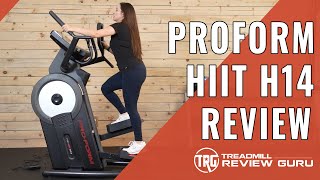 ProForm Pro HIIT H14 HIIT Trainer Review [upl. by Angelle]