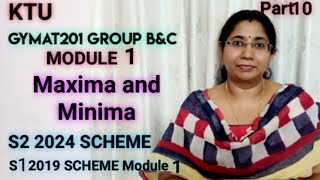 Maxima Minima Functions of Two Variables Linear algebra and Calculus Module 2 MAT101 S1Part 10 [upl. by Yetta540]