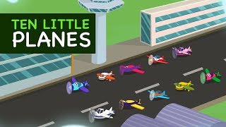 10 Little Aeroplanes Song  English Nursery Rhymes  Nursery Rhymes Songs Rudra Matsa Entertainment [upl. by Zielsdorf]