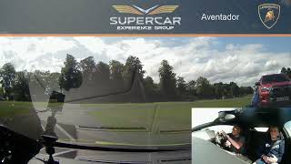 Supercar Experience Ingliston 28072023 Lamborghini Aventador Passenger Ride [upl. by Neeka]