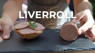 Leberrolle liverroll  Delicious sliceable liver sausage [upl. by Jenda]