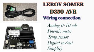 LEROY SOMER D350 AVR SIMPLIFY benzblogs [upl. by Daniella]