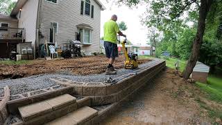 How to build a retaining wall on a slope [upl. by Beal367]