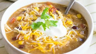 Instant Pot Mexican Chicken amp Rice Soup [upl. by Sirred]