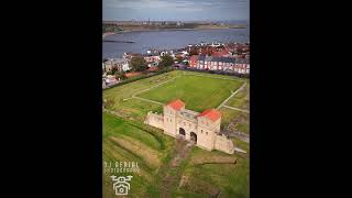 🏛️ Flying Over Arbeia Roman Fort – Stunning Aerial Views of South Shields amp The River Tyne 🚁 [upl. by Eemiaj]