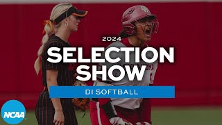 2024 NCAA DI softball bracket selection show [upl. by Sanoj]