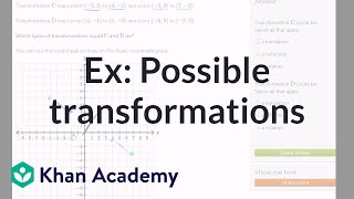 Possible transformations example  Transformations  Geometry  Khan Academy [upl. by Zollie914]