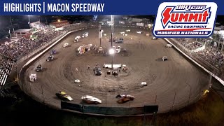 DIRTcar Summit Modified Nationals  Macon Speedway  July 6 2023  HIGHLIGHTS [upl. by Agace]