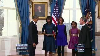 President Obama Officially Sworn In CSPAN [upl. by Euqinimod]