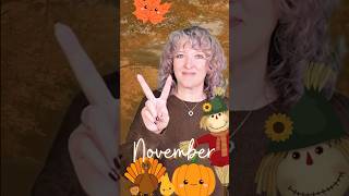 Fall Is Here november signoftheday learnasl learntosign signwithme asl onestopaslshop deaf [upl. by Redan]