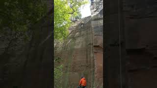 James Mchaffie  Nesscliffe Project Climbing Fall [upl. by Cigam]