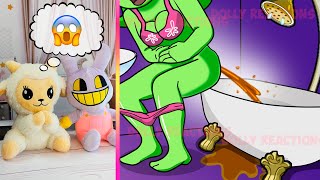 Dolly and Jax React to INSIDE OUT 2 and DIGITAL CIRCUS Animations  TikTok Funny Videos  220 [upl. by Gerrilee]