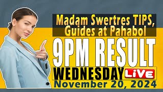 Lotto results today 9PM Wednesday at Swertres Tips Guides at Pahabol Nov 20 Live [upl. by Pheni683]