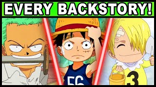 Every Straw Hats Backstory Explained One Piece Every Straw Hat Members Past and Origins [upl. by Oetsira779]