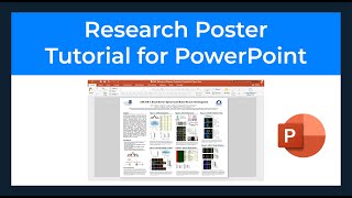 How to Make a Good Research Poster in PowerPoint [upl. by Posehn]