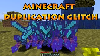 Minecraft DUPLICATION GLITCH 18  188 DUPLICATE ANY ITEM SinglePlayer [upl. by Llerrem]