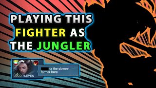 She Didnt Want Me To Play This Fighter As Jungler Until This Happened  Mobile Legends [upl. by Niletak]