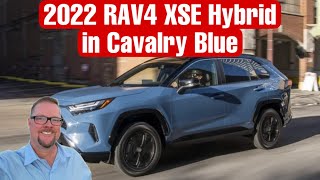 2022 Toyota RAV4 XSE Hybrid Cavalry Blue [upl. by Thay]