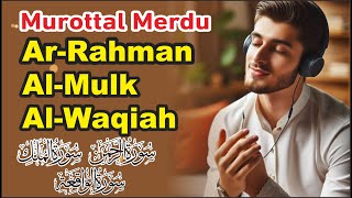 Murottal Merdu Surah ArRahman AlMulk AlWaqiah Irama Jiharkah [upl. by Fugate311]