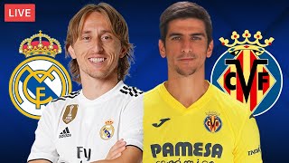 REAL MADRID vs VILLARREAL  LIVE STREAMING  La Liga  Football Match [upl. by Vere]