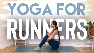 Yoga For Runners  15 Minute Yoga [upl. by Li87]