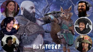 Gamers Reacts to Ratatoskr  God of War Ragnarok [upl. by Onifled]