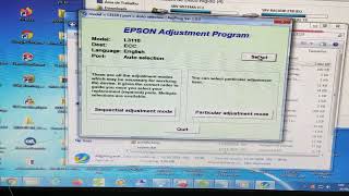 Reset Epson L3150 L3110 com Adjprog [upl. by Hannahsohs]