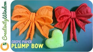 Crepe Paper Bowmaking Technique [upl. by Swamy]