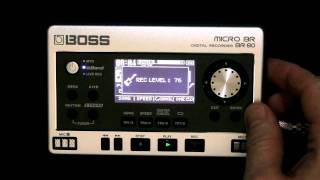 Boss Micro BR80  Eband Backing Jam Band Demos [upl. by Stickney]